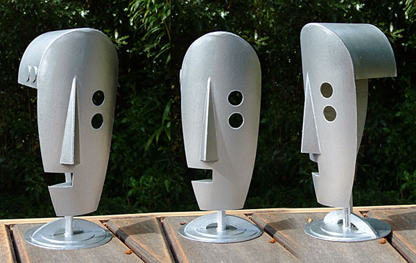 Aluminium Constructivist Mask