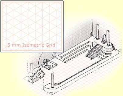 5mm Isometric Grid